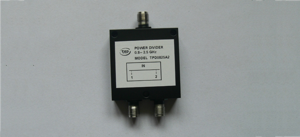 TPD0825A2 0,8-2,5 GHz 2 manera divisor de poder