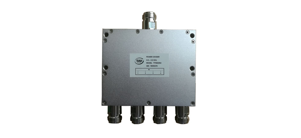 TPD0922N4 0.9-2.2GHz 4 Way Power Divider