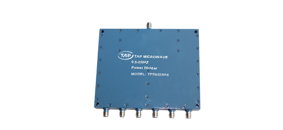 TPD0520A6 0.5-2GHz 6 way power divider