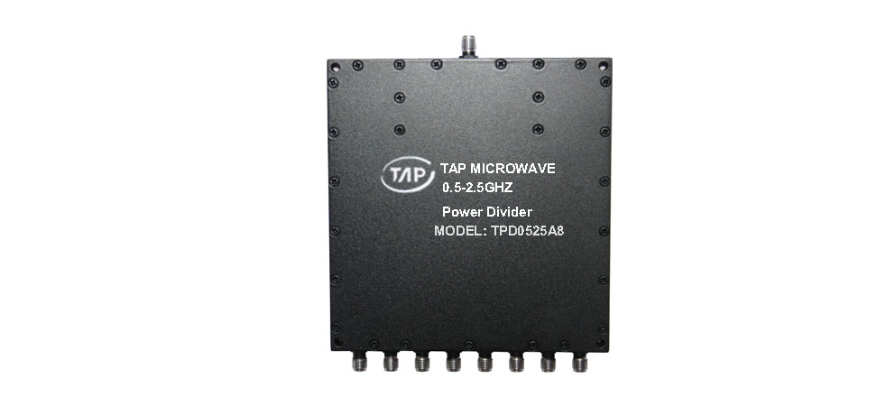 TPD0525A8 0.5-2.5GHz 8 way power divider