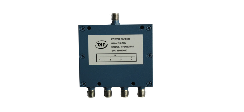 TPD0825A4 0.8-2.5GHz 4 way Power Divider