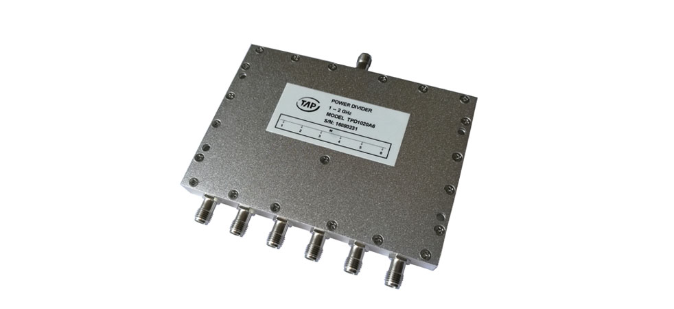 TPD1020A6 1-2GHz 6 Way Power Divider