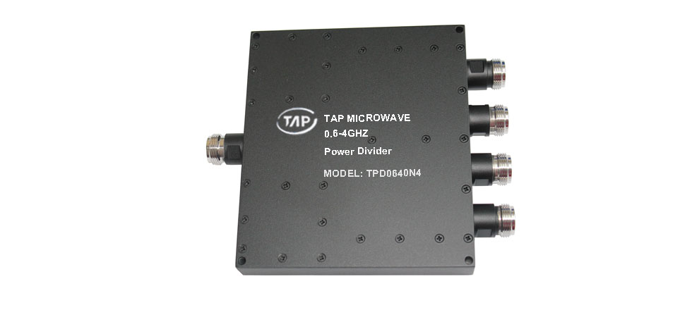 TPD0640N4 0.6-4.0GHz 4 way power divider