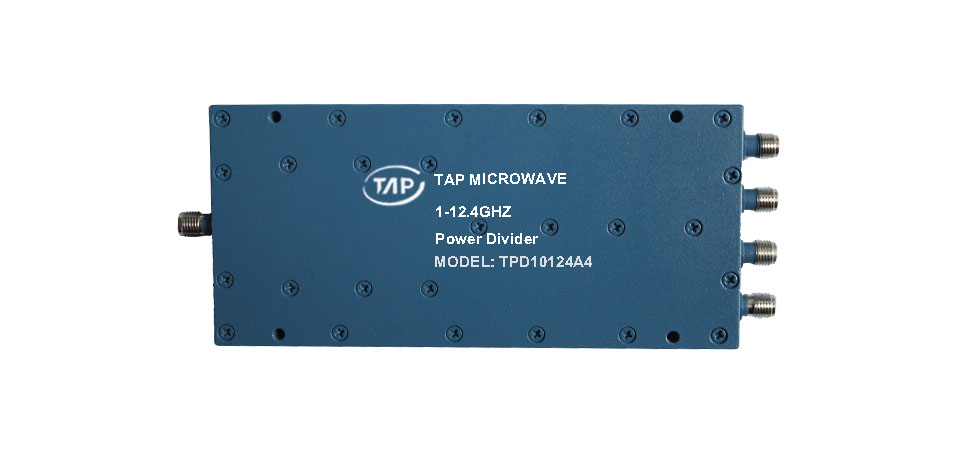 TPD10124A4 1-12.4GHz 4 way power divider
