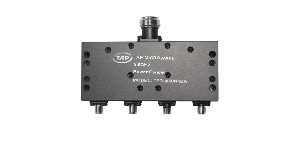 TPD3060N4BA 3-6GHz 4 way power divider