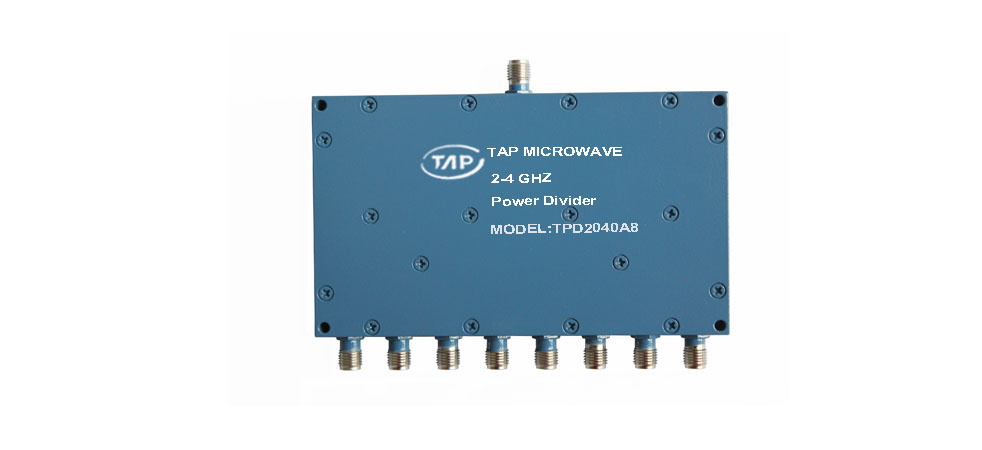 TPD2040A8 2-4GHz 8 way Power Divider