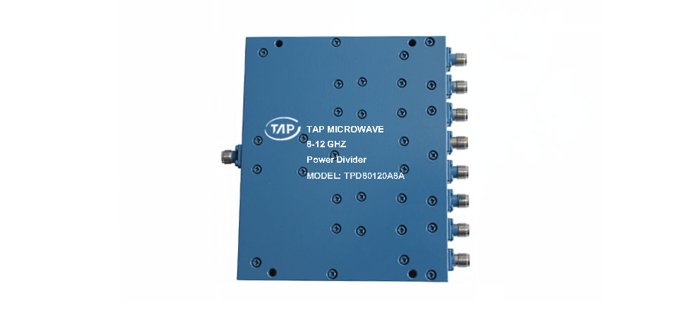 TPD80120A8A 8-12GHz 8 way Power Divider