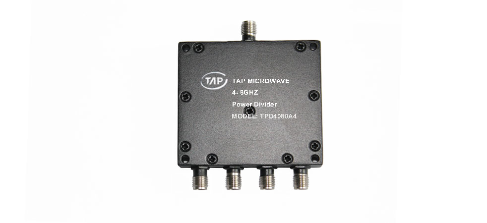 TPD4080A4 4-8GHz 4 way power divider