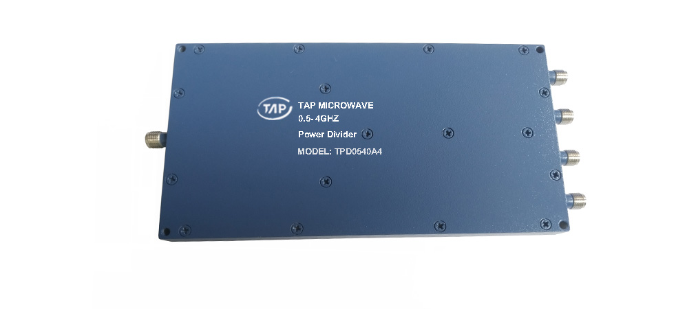 TPD0540A4 0.5-4.0GHz 4 way Power Divider
