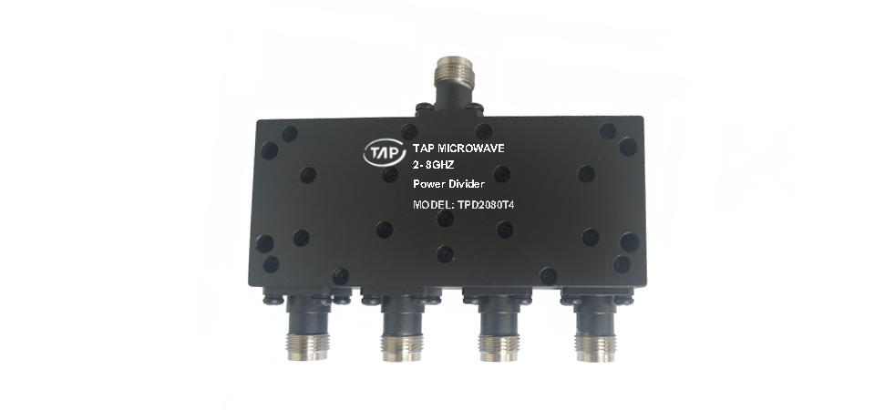 TPD2080T4 2-8GHz 4 way Power Divider