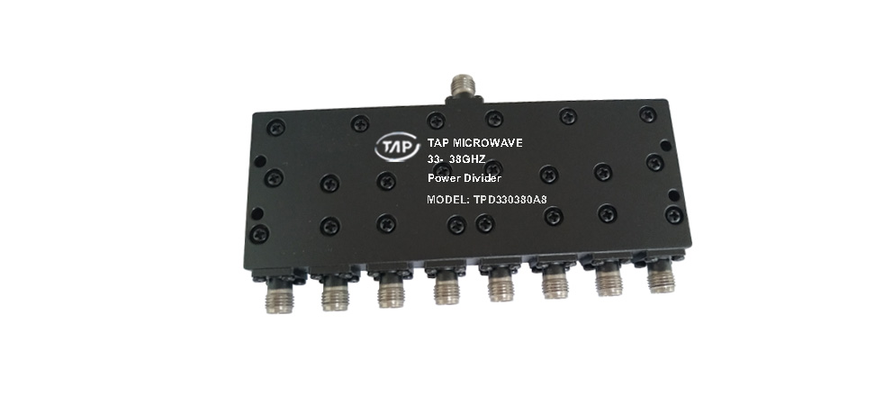TPD330380A8 33-38GHz 8 way Power Divider