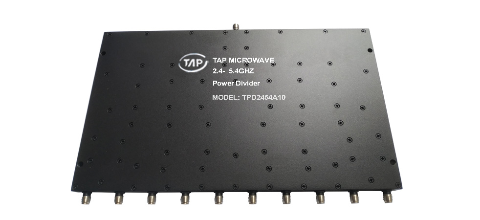 TPD2454A10 2.4-5.4GHz 10 way Power Divider