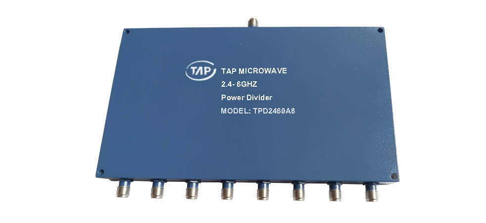 TPD2460A8 2.4-6GHz 8 way Power Divider