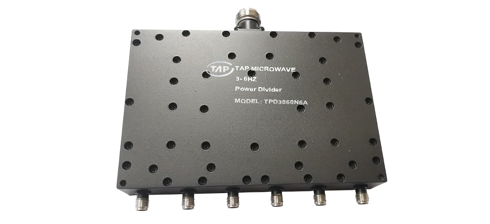 TPD3060N6A 3-6GHz 6 way Power Divider