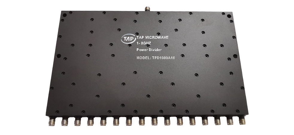 TPD1080A16 1-8GHz 16 way Power Divider