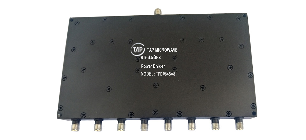 TPD0845A8 0.8-4.5GHz 8 way Power Divider