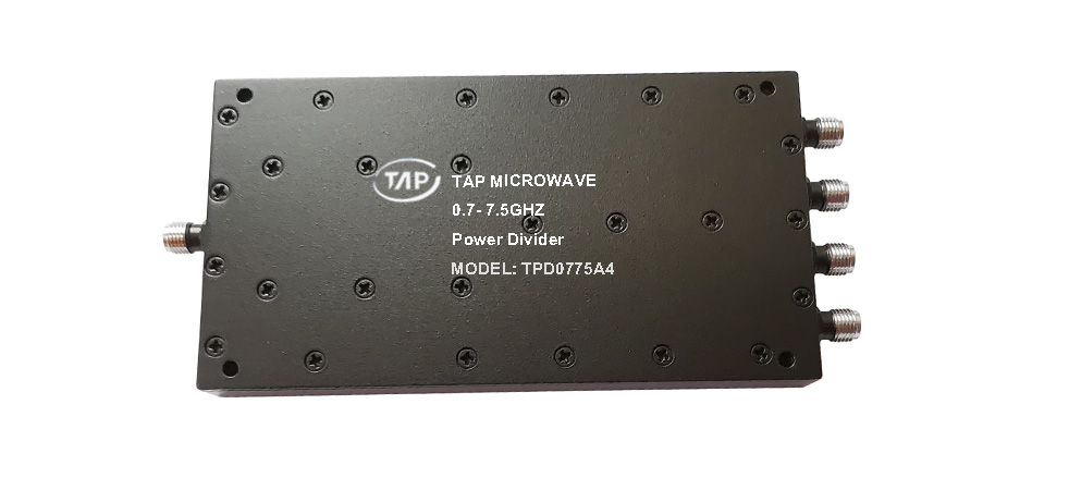 TPD0775A4 0.7-7.5GHz 4 way Power Divider