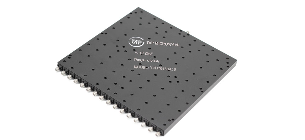 TPD10180A16 1-18GHz 16 way Power Divider